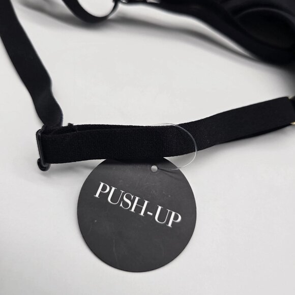 Natori Bra 30DD Black Push-Up Convertible Underwire J-Hook 727229 NWT - Picture 10 of 11